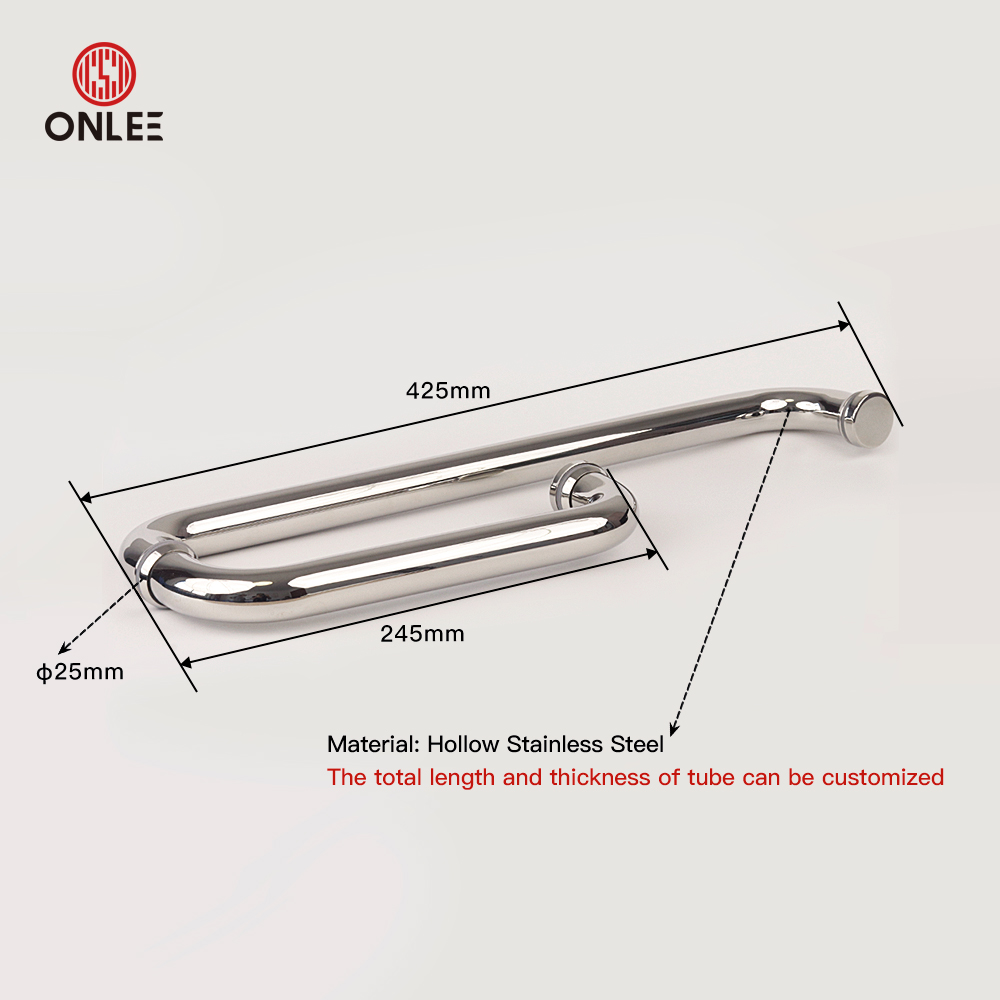 Asymmetrical Round Tube Ss Big Handle Drawing Asymmetrical Round Tube Ss Big Handle Drawing